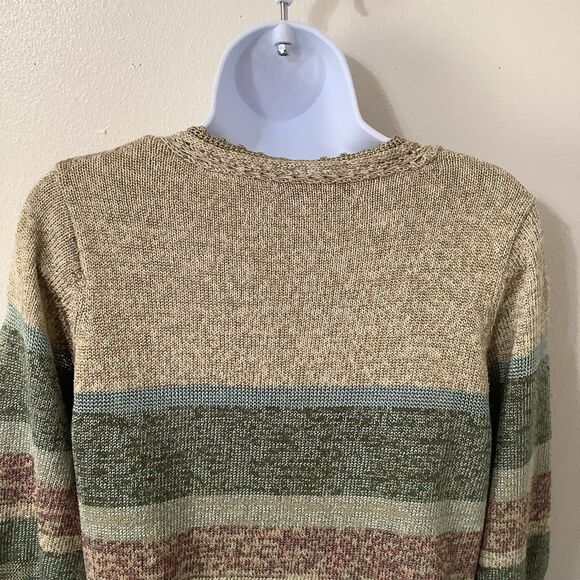 Susan Bristol Vintage Y2K Fairy Grunge Artsy Silk Blend Fairycore Knit Sweater M - Picture 7 of 11